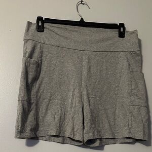 Fashion Nova Light Gray Athletic Shorts